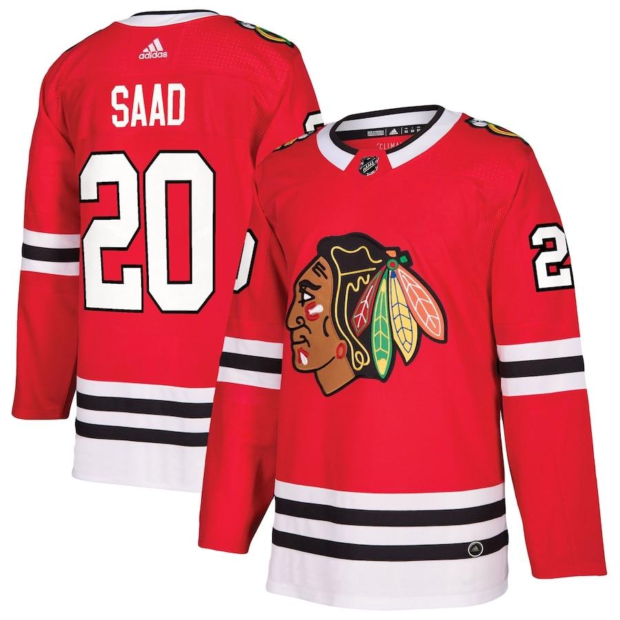Women's Brandon Saad Red Player Team Jersey