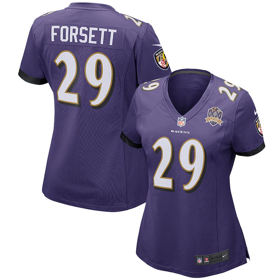 Women's Justin Forsett Purple Patch Player Limited Team Jersey