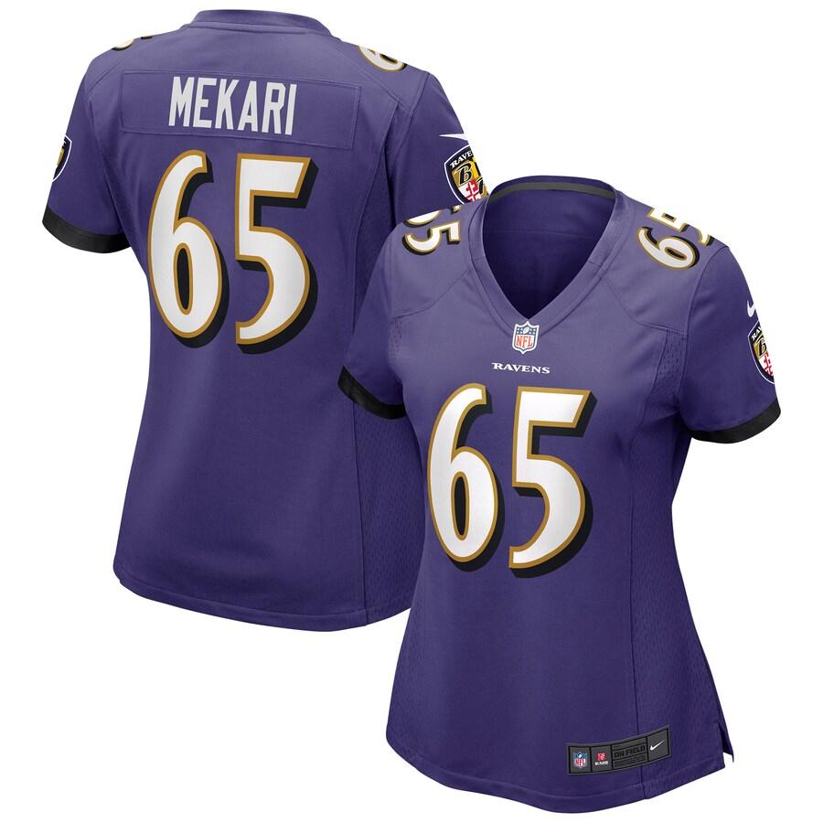 Women's Patrick Mekari Purple Player Limited Team Jersey