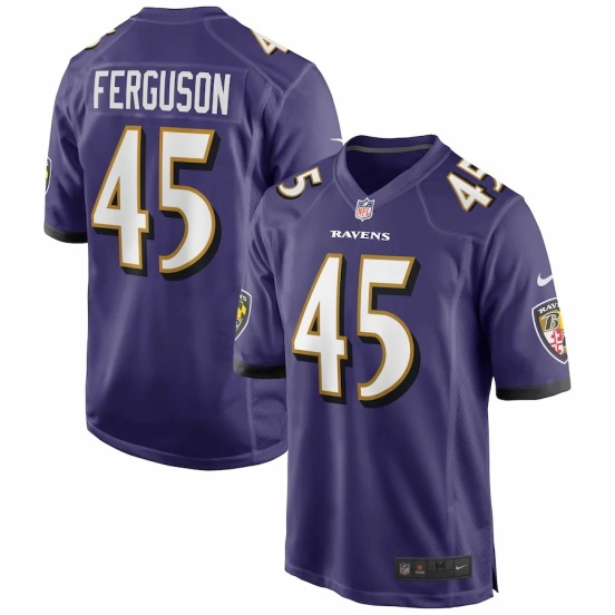 Men's Jaylon Ferguson Purple Player Limited Team Jersey