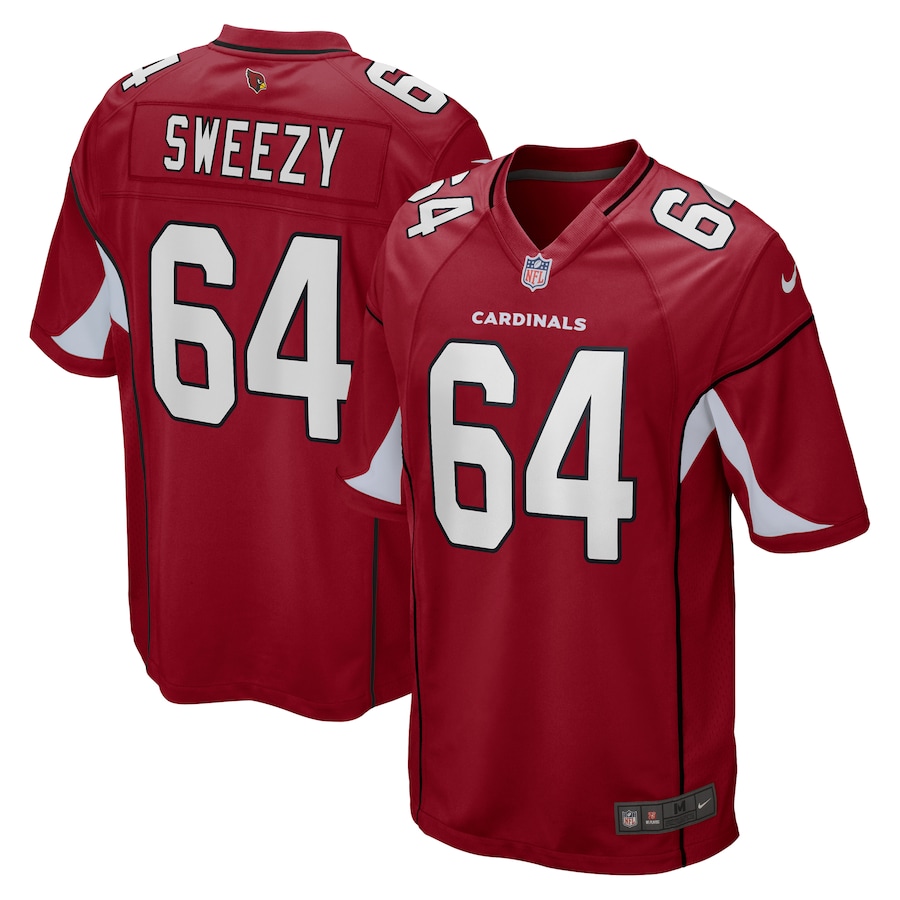 Men's J.R. Sweezy Cardinal Player Limited Team Jersey