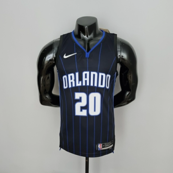 75th Anniversary Fultz#20 Orlando Magic Black NBA Jersey