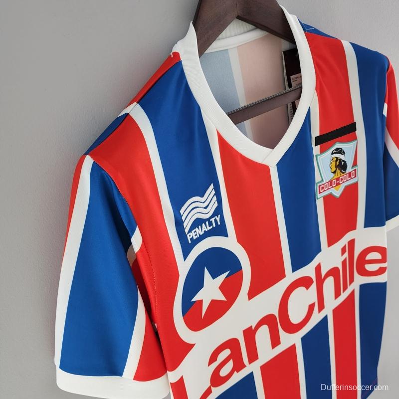 Retro 1986 Colo Colo Away Soccer Jersey