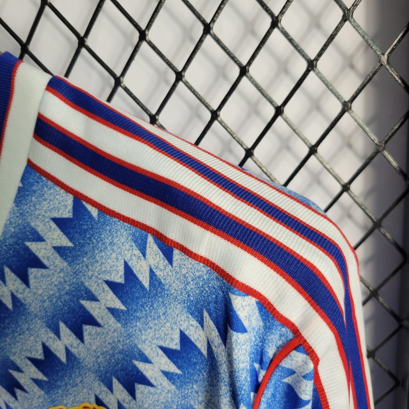 Retro Long Sleeve 90/92 Manchester United Away Jersey