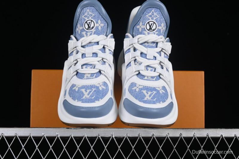 Louis Vuitton Archlight Sneakers with Wave-shaped Sole and Oversized Tongue - MBJ0