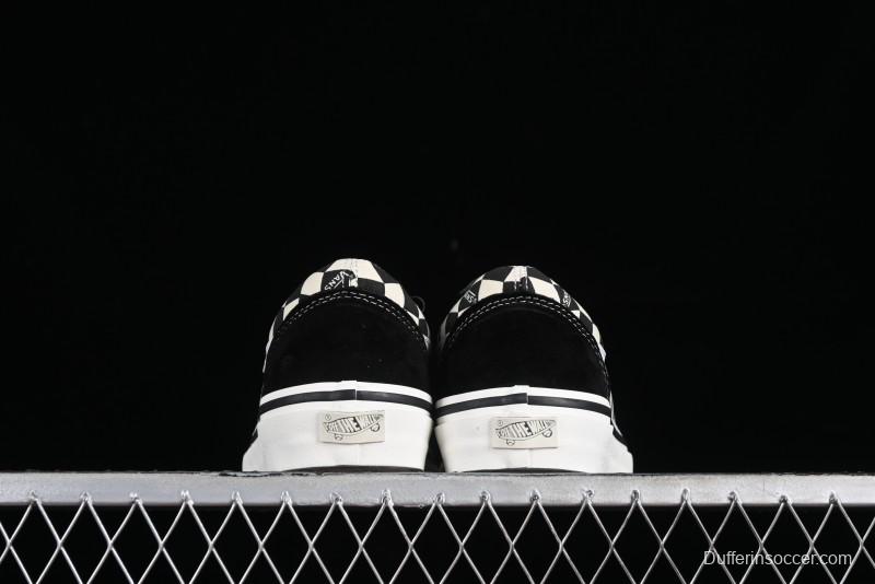 Vans Old Skool Reissue 136 High-End Series Canvas Sneakers with Toe Cap Design - VN000MT6BPQ