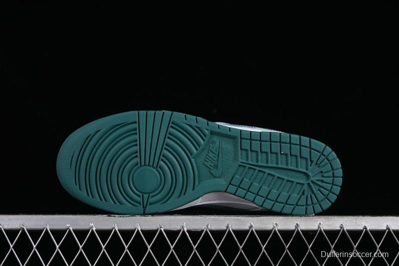 Nike SB Dunk Low White Green Skateboarding Shoes - FD9911-101