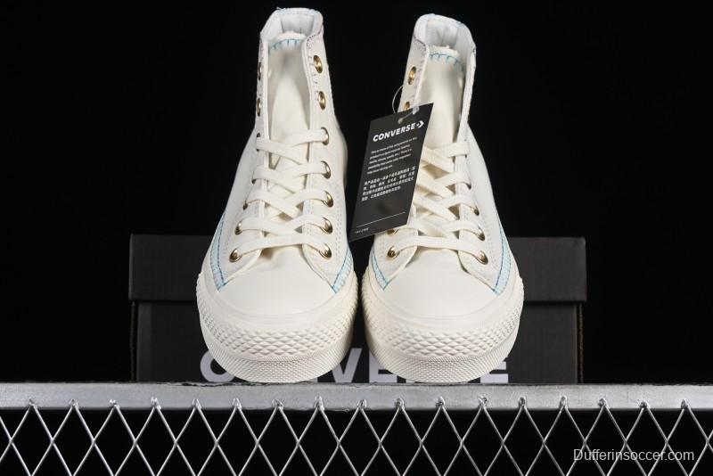 Converse All Star Lift Stitch Daisy Vulcanized Canvas Sneakers - A08731C