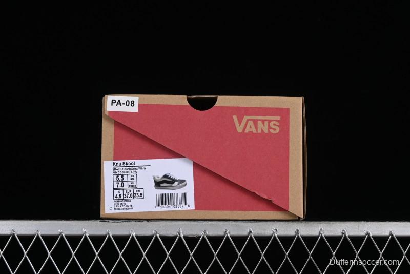 Vans Classics Knu Skool Retro Skate Shoes with Checkerboard Design - VN0009QC6PA