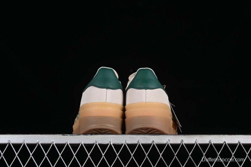 Adidas Originals Gazelle Bold ID7056 Low-Top Sneakers with Thick Sole for Casual Wear, Slip-Resistant and Durable - ID7056