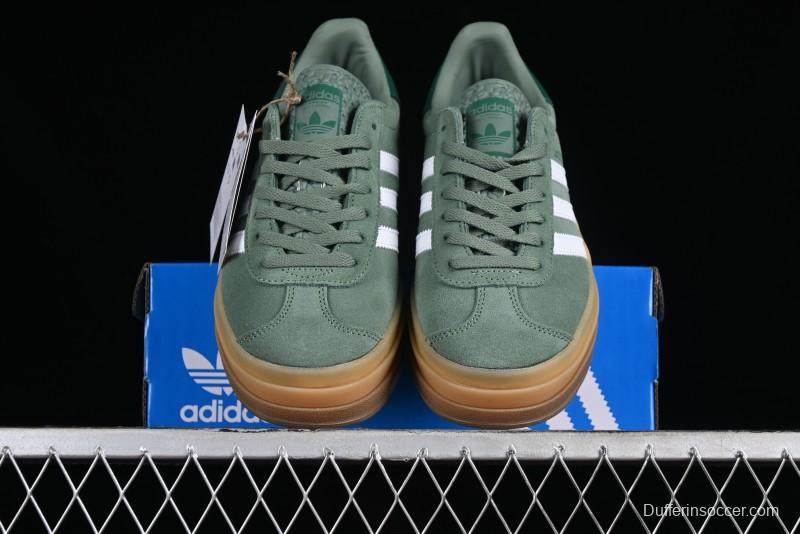 Adidas Originals Gazelle Bold ID6998 Low-Top Sneakers with Thick Sole for Casual Wear, Slip-Resistant and Durable