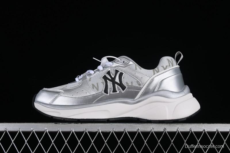 New York Yankees NY MLB Fast Ball Classic Monogram 24SS Retro Casual Running Shoes - 3ARNFSB4N50SS