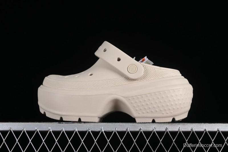 Crocs Classic Clog Snow House Retro Beach Clogs with Adjustable Heel Strap - B.D4