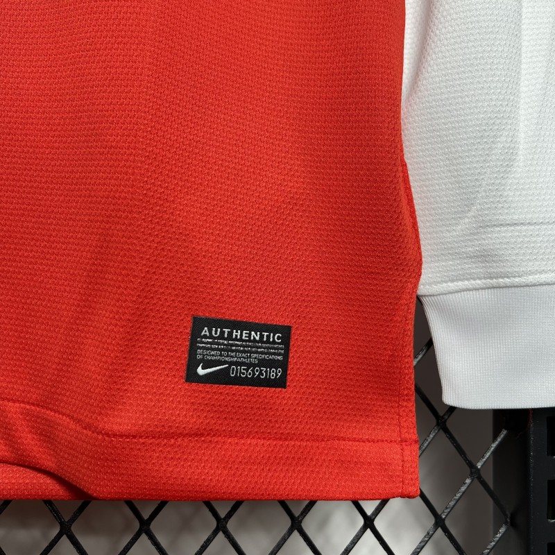 Retro 12/13 Arsenal Home Long Sleeve Jersey