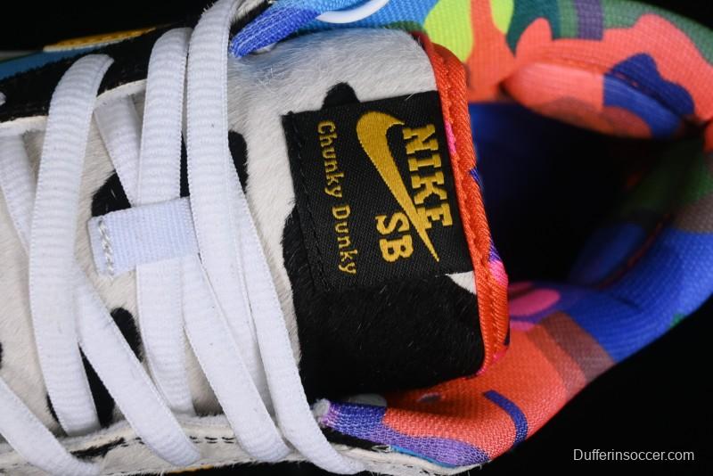 Nike Ben & Jerry's x Nike SB Dunk Low Pro QS "Chunky Dunky" Classic Casual Skate Shoes - CU3244-100