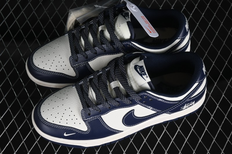 Nike SB Dunk Low Stussy Collaboration - Mark Line Starry Sky Anniversary High-End Custom Low-Top Casual Skate Shoes - BB9898-002