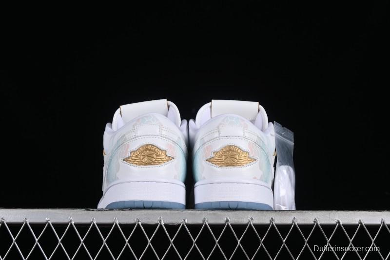 Nike Air Jordan 1 Low AJ1 Chinese New Year Limited Edition New Chinese Style Custom Steam Puppet - Third Prince Ao Bing Low Top Casual Sneakers FN8901-164
