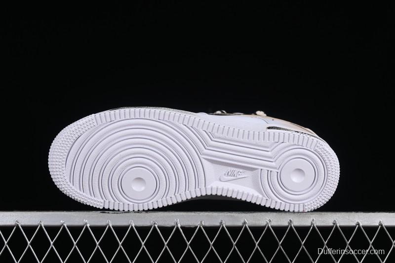 Nike Air Force 1 '07 Low Custom Anime Themed Hand-Painted Swoosh Strap Low-Top Casual Sneakers - ZH0316-013