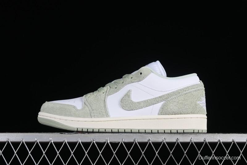 Nike Air Jordan 1 Low AJ1 Apple White Green Low-Top Lifestyle Basketball Shoes - FN5214-131