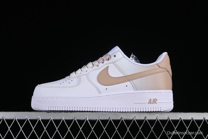 Nike Air Force 1 '07 Low Custom Official Hot-Sale Anime Theme Gradient Yellow Swoosh Casual Sneakers - FN0366-104