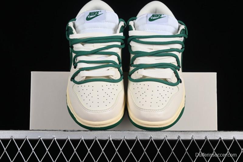 Nike Dunk Low Retro Deconstructed Style with Aged Labels SB Strap Low-Top Casual Sneakers - DD1503-112