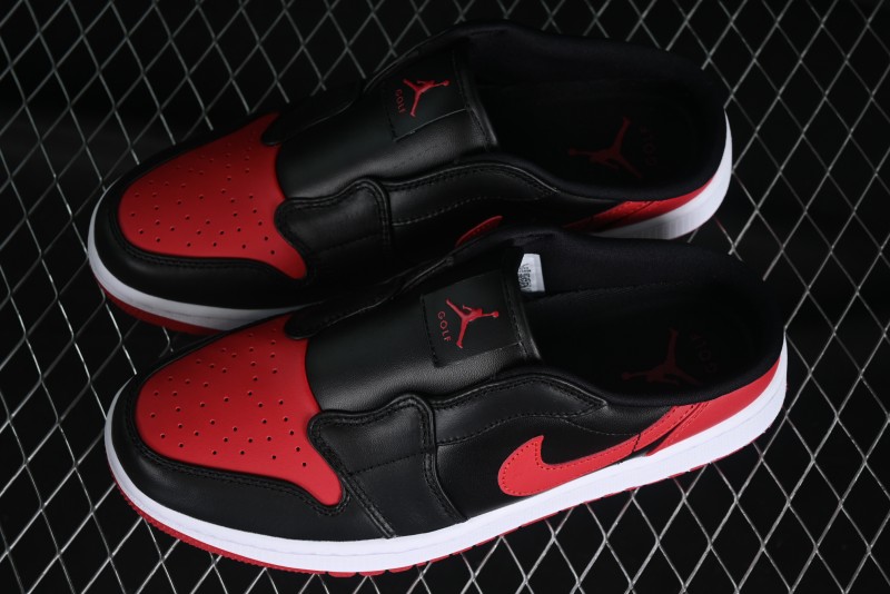 Nike Air Jordan 1 Mule Golf Shoes with Memory Foam and Rotational Traction Outsole - FJ1214-001