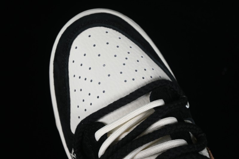 Nike SB Dunk Low LV Collaboration - Black Brown Fade Anniversary Custom Low-Top Casual Sneakers - SJ2068-233