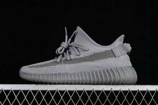 Adidas Yeezy 350 Boost V2 Running Shoes with Space Ash Colorway - IF3219
