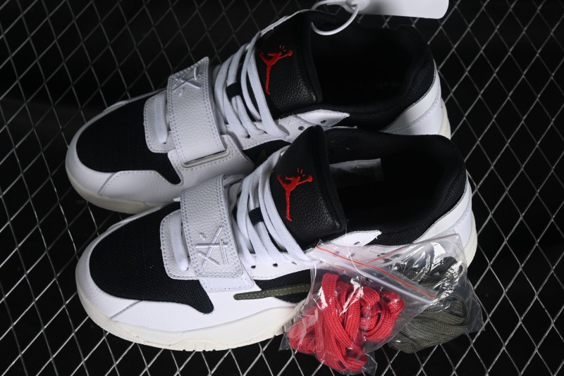 Nike Travis Scott x Jordan Cut The Check AJ1 Basketball Shoes with Velcro Strap - FZ8117-100
