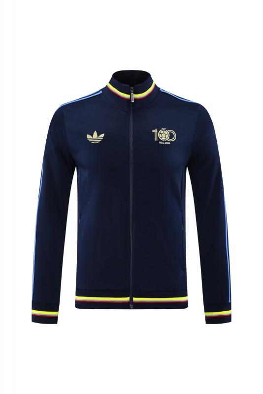 2024 Colombia Navy Full Zipper Jacket +Long Pants