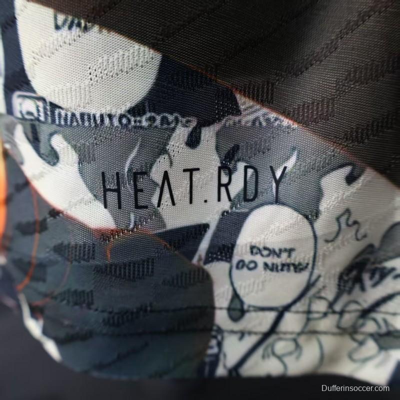 Player Version 2025 Japan White with Naruto Anime Character Graphic Jersey