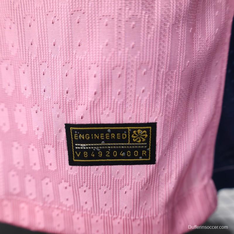 Player Version 25/26 FC Barcelona 125Th Anniversary Special Pink with Spotify Sponsor Jersey