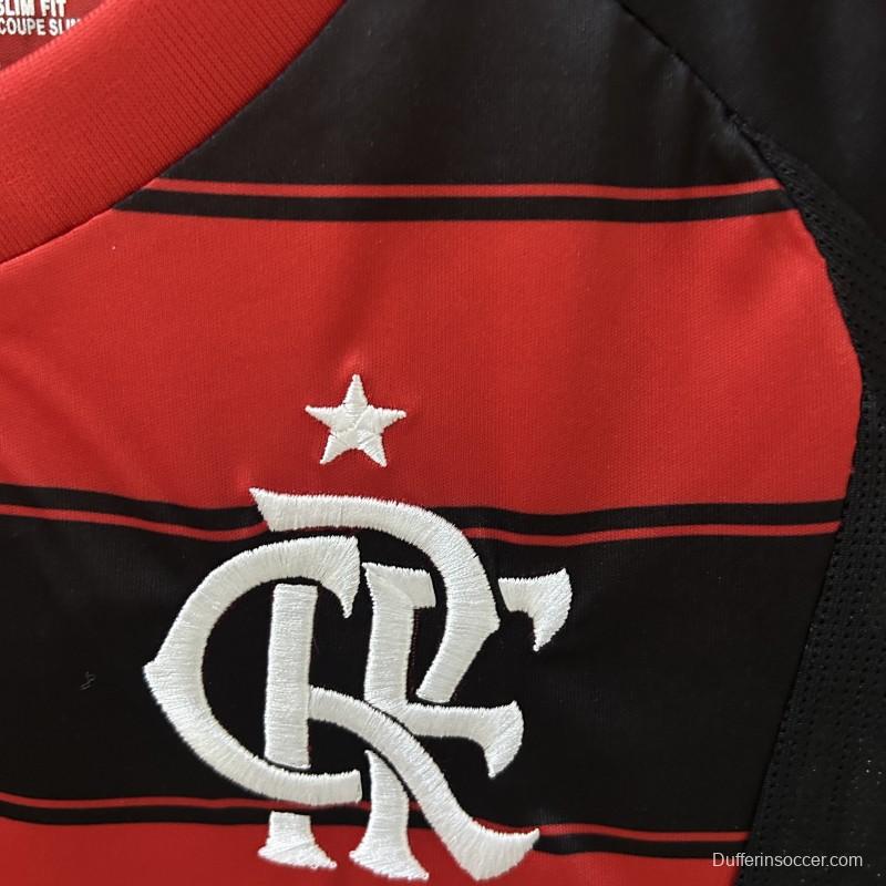 25/26 Kids Flamengo Home Size 16-28 Jersey