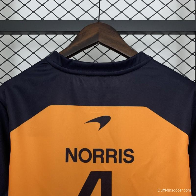 2025 Polo F1 Formula Orange Mclaren Norris Jersey
