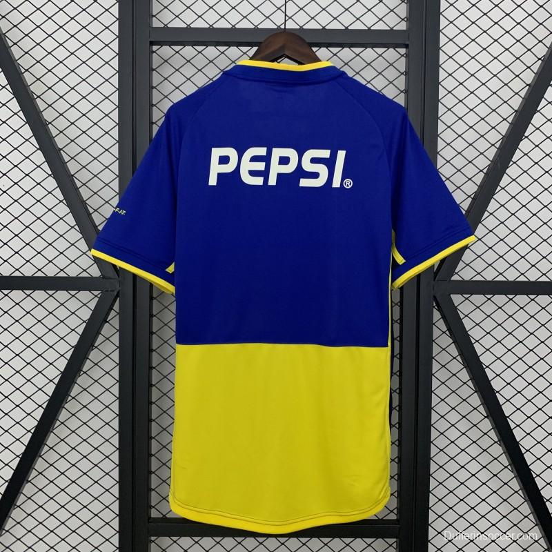 02/03 Retro Boca Juniors Home Jersey