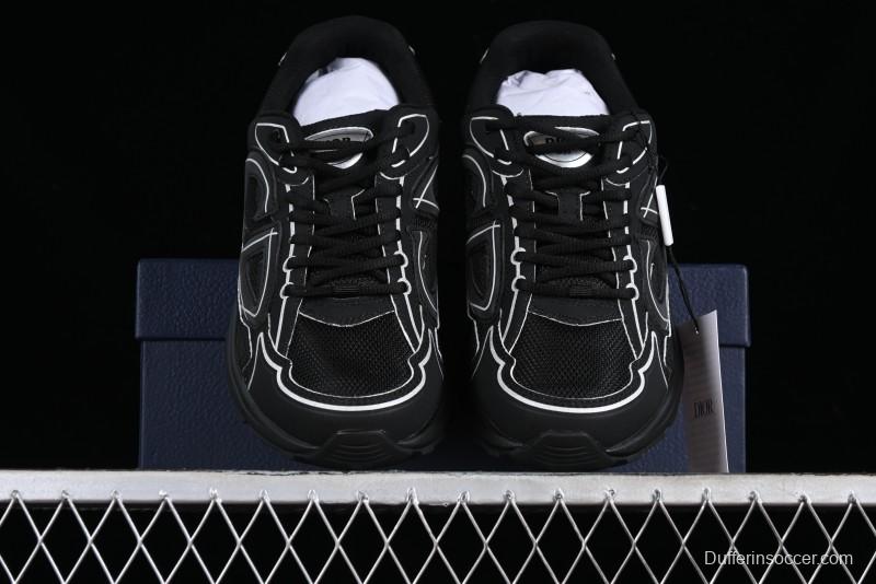 Dior B30 Sneakers with Reflective CD30 Logo and Lightweight Rubber Sole - CD30