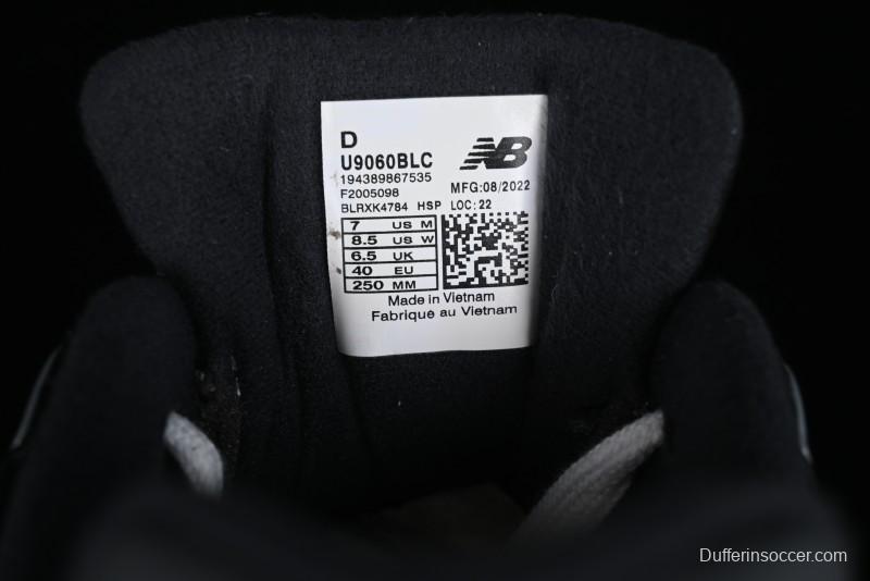 Joe Freshgoods x New Balance NB9060 Retro Casual Running Sneakers with ABZORB Cushioning - U9060BLC