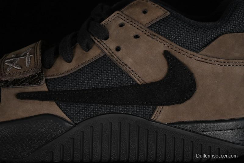 Nike Travis Scott x Jordan Cut The Check AJ1 Basketball Shoes with Velcro Design - FZ8117-204