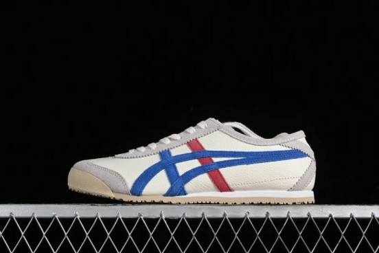 Onitsuka Tiger Mexico 66 Low-Top Leather Sneakers with Classic Design - 1183B391-100