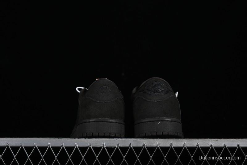 Nike Travis Scott x Air Jordan 1 Low OG AJ1 Reverse Swoosh Sneakers - DM7866-202