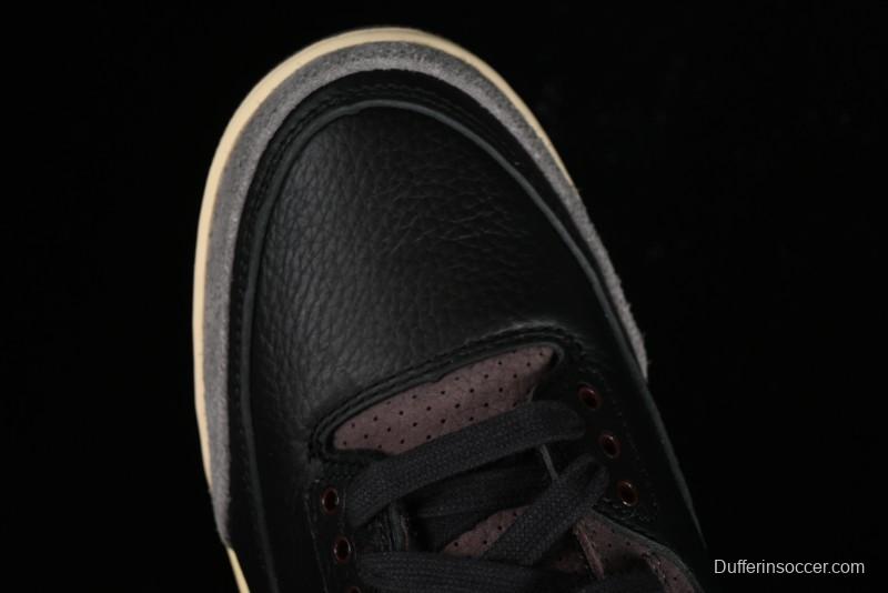 Nike A Ma Maniere x Air Jordan 3 Retro Black Sneakers - FZ4811-001