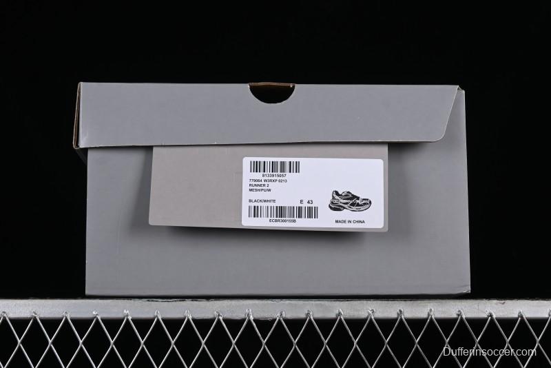 Balenciaga Runner Kith Four Color Retro Casual Sneakers - W3RXP0213