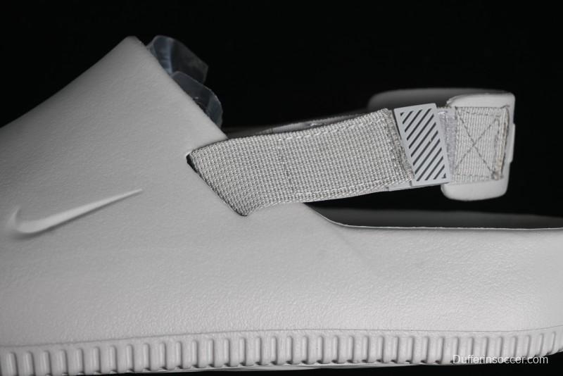 Nike Calm Slide Mule Comfortable Foam Sandals with Textured Footbed - FB2185-100