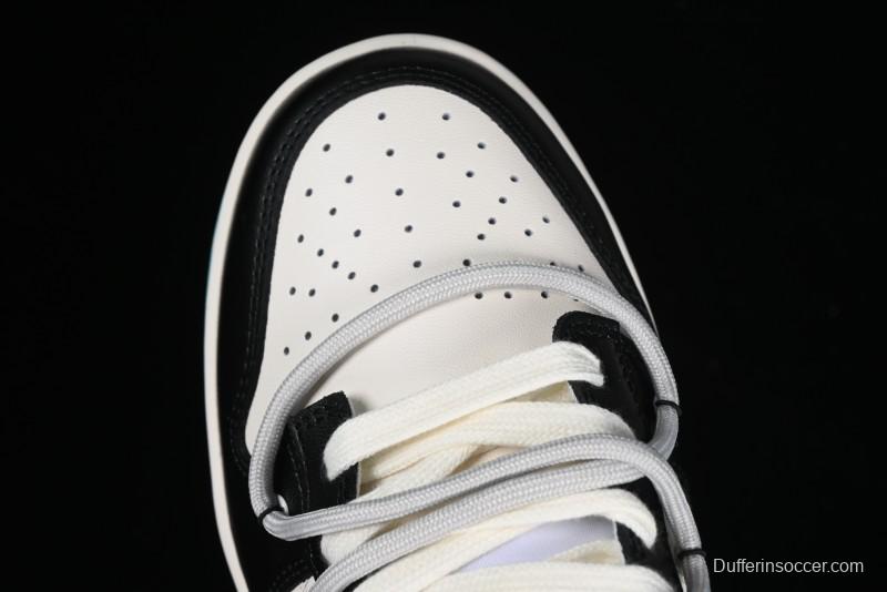 Nike Dunk Low Panda Prank Star Trek SB Strap Low-Top Casual Sneakers - DV0833-101