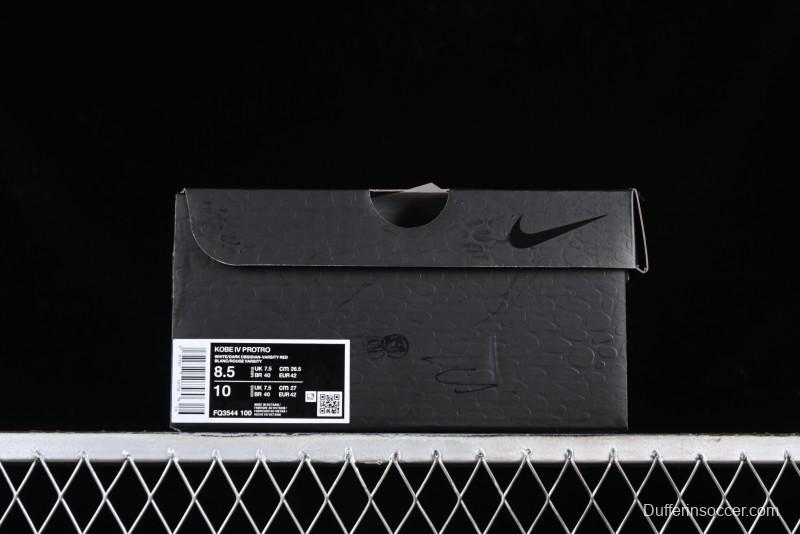 Nike Undefeated Zoom Kobe IV ZK4 Collaboration Basketball Shoes - FQ3544-100