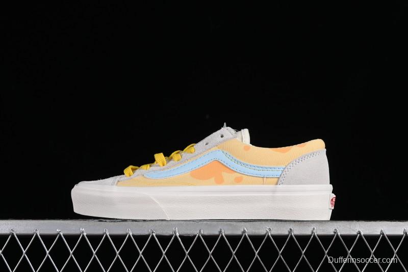 Vans Style 36 Low-Top Casual Sneakers in Cheese & Sea Salt Colorway - VN0A3DZ3OXS