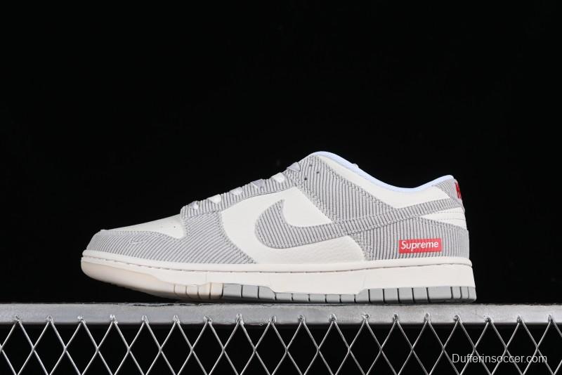 Nike SB Dunk Low Supreme Collaboration Anniversary Customized Casual Sneakers - FC1688-143