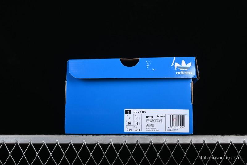 Adidas Originals SL 72 RS Retro Running Shoes with Ecotex Tongue and EVA Midsole - JI1280