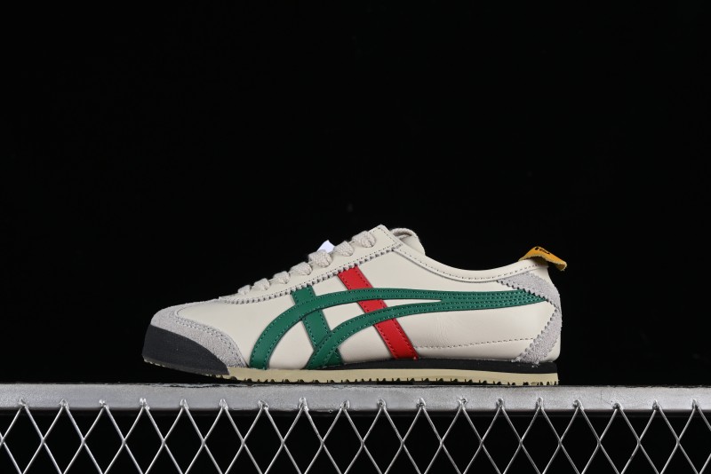 Onitsuka Tiger Mexico 66 Low-Top Leather Running Shoes - 1183C102-201