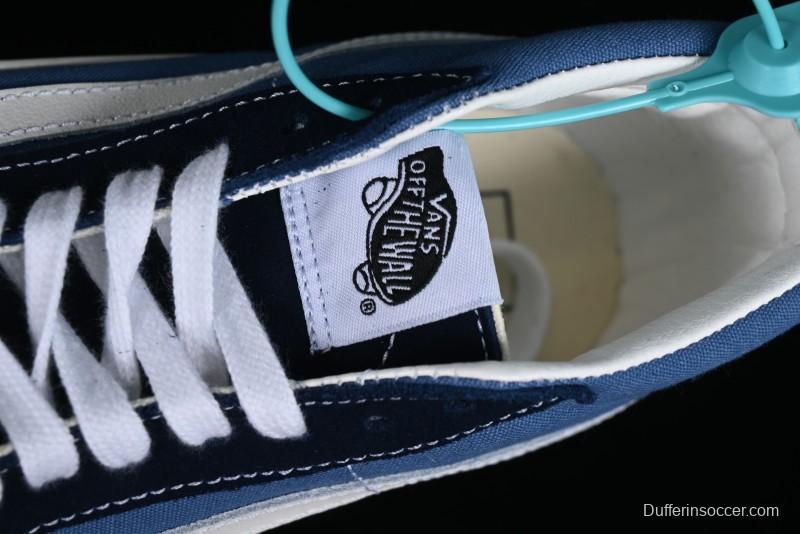 Vans Sk8-Mid Navy Blue Mid-Top Retro Classic Casual Canvas Shoes - VN0A391F5TU
